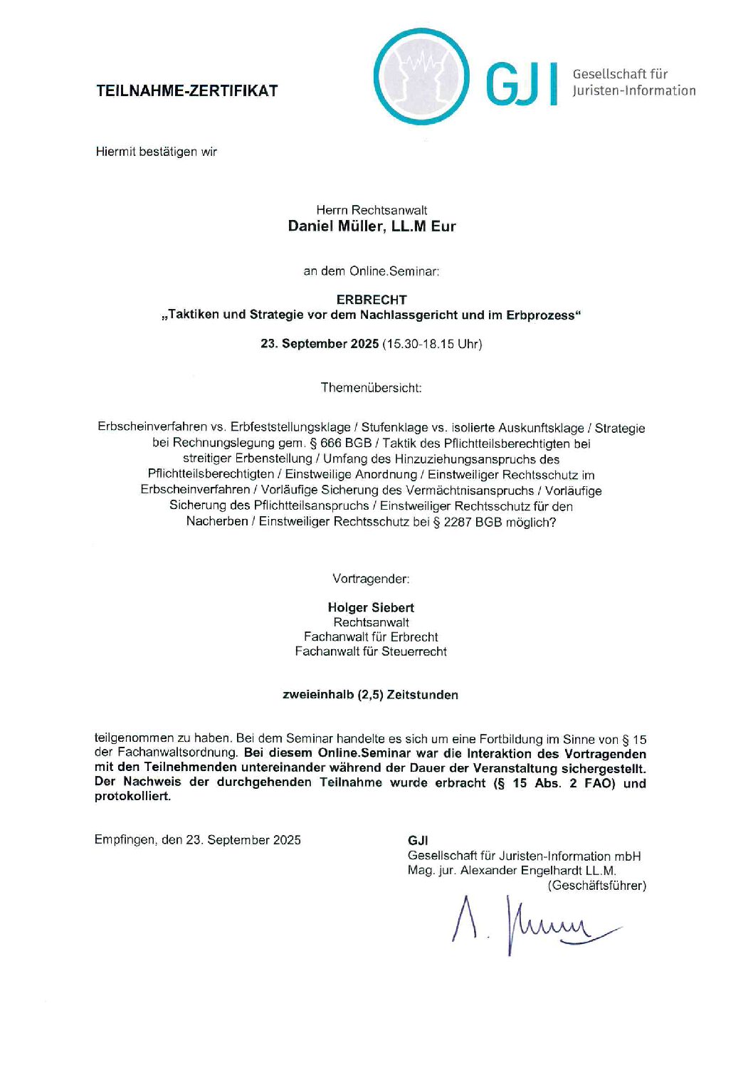 Taktiken und Strategie vor dem Nachlassgericht und im Erbprozess